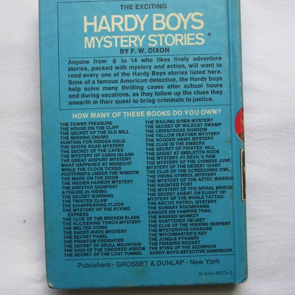 1970 The Hardy Boys 'Blue Back' H/C Book: #23 The Melted Coins - Picture 3 of 6
